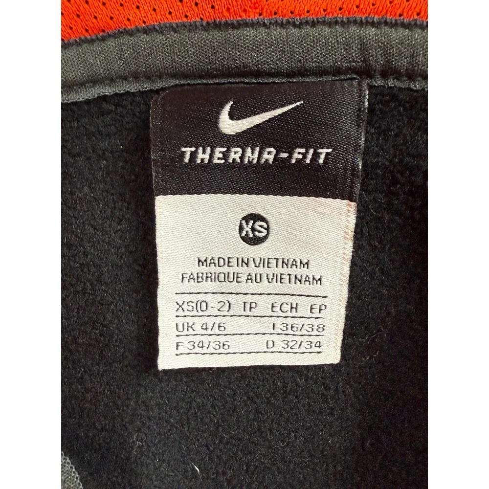 Nike Therma-FIT Oregon State Beavers Full Zip Hoodie Mens XS Black Orange OS
